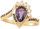180 Girl's Princess Fashion Class Ring